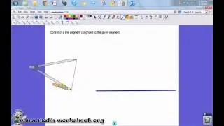 Geometry - Constructions - Line segment constructions - Easy