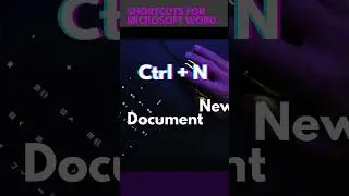 MIcrosoft word Shortcuts 