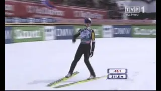Skoki Narciarskie Planica 20.03.2010 Adam Małysz i Simon Ammann Seria II