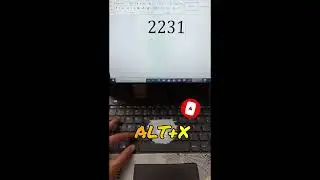 ALT+X