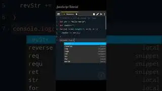Reverse a String in JavaScript | JS Tutorial | 