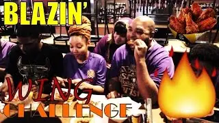 Blazing wing challenge in collaboration with The House of Yadaya