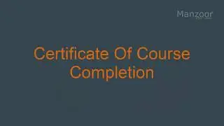 The Complete ASP.Net MVC5 - Certificate Of Course Completion