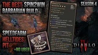 Whirlwind 🩸 The BEST all-around build for Barbarian❗Speedfarming, Helltides, Leveling 💪 Spin2Win S4