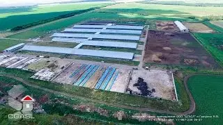 Аэросъемка фермы 