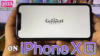 GENSHIN IMPACT Gameplay on iPhone XR in 2022? | (MAX GRAPHICS/EXTREME MOTION BLUR) [Handcam]