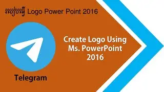 How to Create Logo Telegram Using Ms PowerPoint