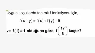 ZOR BİR FONKSİYON SORUSU İKİ ÇÖZÜM MİNİ ANLATIMLA 🔥🔥