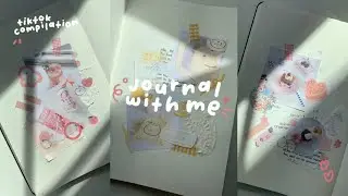 asmr journal with me 📔 tiktok compilation - pt. 1