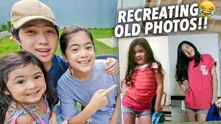 RECREATING OUR OLD PHOTOS!! (Hilarious!!) | Ranz and Niana