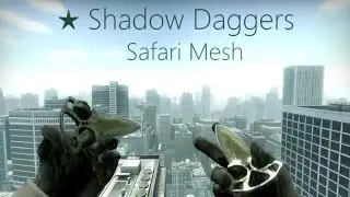 ★ Shadow Daggers | Safari Mesh (Exterior: Battle-Scarred)