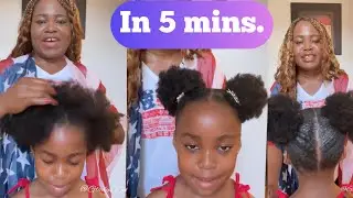 Easy baby girls hairstyle in 5 minutes // little girl’s hairstyle #DIY #hairstyle #salon