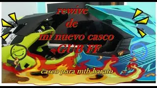 REWIVE CASCO GUB FF | CASCO PARA MTB BARATO |