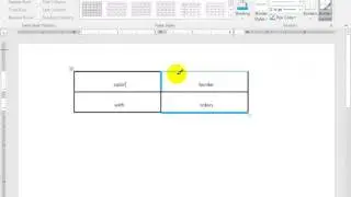 change border style and color in word