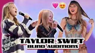 For the SWIFTIES: TAYLOR SWIFT Blind Auditions from 2016-2024😍 | The Voice Kids 2024
