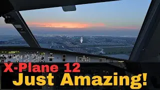 I can't get enough of X-Plane 12.2! Long Haul to Amsterdam 
