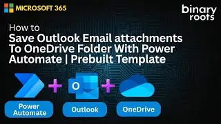 How To Save Outlook Email attachments To OneDrive Folder | Pre-Built Template