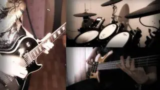 Muse - Exo-politics (Guitar, Bass, Drums cover) collaboration