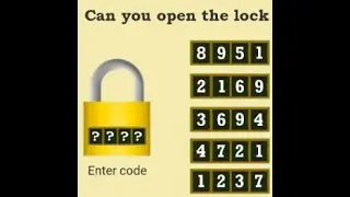 Draw and print two different number lock codes || with Python step 5
