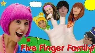 Daddy Finger Family Song - Five Finger Dress Up | Rhymes For Children - Debbie Doo!