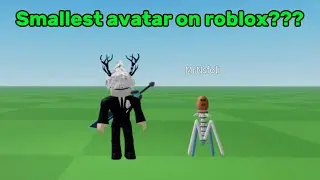 How to create the smallest avatar on roblox for FREE!!!! 😱🤯