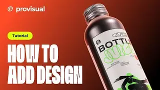 Bottle 3D Mockup | How To Use Template In Provisual.app