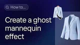 How to create ghost mannequin product image with AI