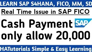 Real Time Issue on Validation in SAPFICO | SAP FICO Validation