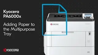 ECOSYS PA6000x/PA5500x/PA5000x/PA4500x Adding Paper to the Multipurpose (MP) Tray