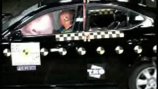 Краш-тест Lexus IS от EuroNCAP. Фронтальный удар