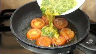Lieblingsrezepte # 11. Ich habe noch nie so leckere Eier gegessen! Einfaches und einfaches Frühstück