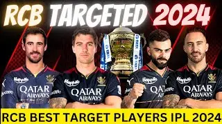 RCB Best Target Players for IPL 2024 |RCB Squad 2024 | RCB Target Players 2024 Auction | RCB 2024