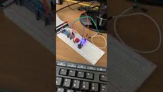 Raspberry Pi Physical Computing/ Breadboards with Push Button, LED, and Buzzer Project