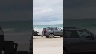 300 Series Beach Tow Test #toyota #landcruiser300 #4x4