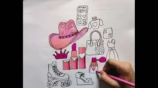 Hi Barbie Drawing Transition Results | Barbie Doodle Trend Art | Doodle Drawing