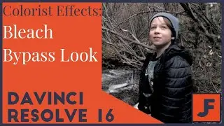 Learning to Color Grade - Bleach Bypass Look - Davinci Resolve 16 for Beginner