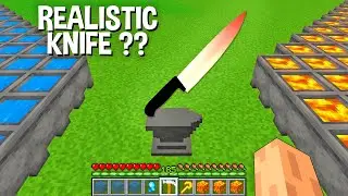 You Can GET this REALISTIC KNIFE In Minecraft ! SUPER KNIFE !