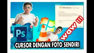 CARA MUDAH MERBERI CURSOR VLC PAKAI FOTO KITA SENDIRI | VLC
