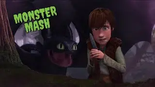 Toothless does the Monster Mash (Happy Halloween)