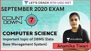 Important topic of DBMS (Data Base Management System) | Computer Science | NTA UGC NET