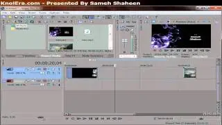 دورة تعليم ال Sony Vegas Pro - الدرس السادس- الجزء الاول KnolEra