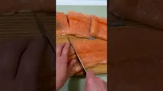 Разделка и засолка Сёмги / Полное видео на канале 