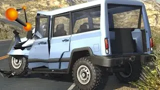 BeamNG.Drive Mod : UAZ-3170 (Crash test)