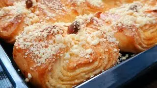 Кусочек буквально тает во рту! Скорее сохраняйте этот рецепт! Это круче чем обычные булочки!