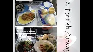 10 Airlines Food: First Class vs Economy Class
