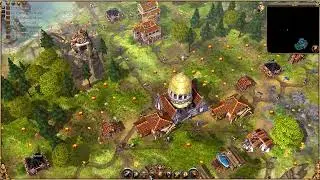 Settlers II: Map 9 The Ring (Gameplay no commentary)