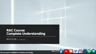 RAC Course - Complete Understanding || Free RAC Course || RAC Training || RAC Tutorials || RAC Intro