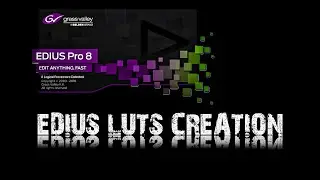EDIUS LUTS CREATE IN PHOTOSHOP