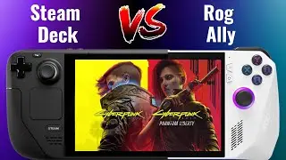 Cyberpunk 2077 Update 2.0 | Steam Deck Vs Rog Ally Ryzen Z1 Extreme - 720p