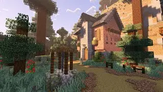 Frontier Village with Auto Crop Farms | Let's Play Minecraft | ep. 3